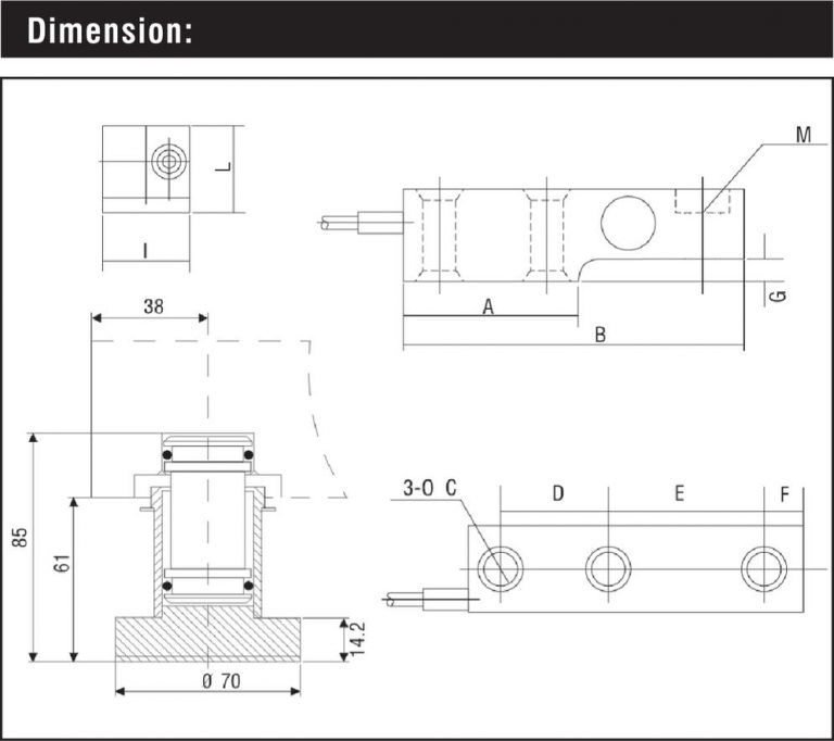 MXL SERIES - TOOL STEEL CANTILEVER BEAM LOAD CELLS - MASSTECH WEIGHING ...